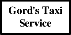 Gord's Taxi Service - Logo